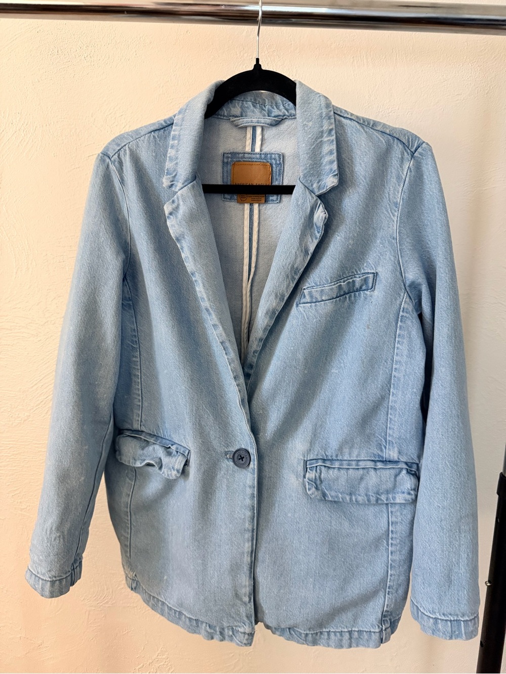 American Eagle Denim Blazer Size‎ Small